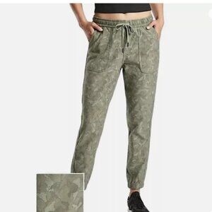 Athleta Printed Farallon Jogger Laurel Olive Green (.02-018)